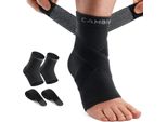 Cambivo Cavigliera Sportiva Per Distorsione, Supporto Per Caviglia Con Cinturino Regolabile, Cavigliera Ortopedica, Fascite Plantare, Tutore Caviglia Per Distorsione, Tendinite Di Achille E Artrite