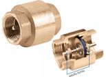 Perfexim | Valvola Di Non Ritorno 2 1/2" DN65 - Ottone - Rinforzata - Durevole E Robusta"