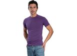 T-Shirt A Maniche Corte Da Uomo - Collo Tondo Raglan. Lila: L