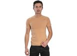 T-Shirt A Maniche Corte Da Uomo - Collo Tondo Raglan. Sabbia: M