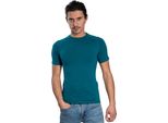T-Shirt A Maniche Corte Da Uomo - Collo Tondo Raglan. Benzina: M