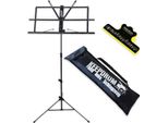 Leggio Keepdrum Nero MUS2BK Con Morsetto Musicale