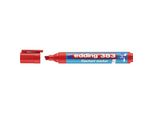 Edding 4-383002 383 Pennarello Per Lavagna A Fogli Mobili - Ricaricabile, 1 - 5 Mm, Rosso