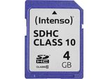 Intenso Classe 10 - Scheda Di Memoria Flash - 4 Gb - Classe 10 - Sdhc