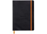 Rhodia 117402C Quaderno Per Scrivere A5 80 Fogli Nero