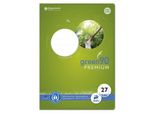 Ursus Green 040782027 Heft - LIN27, A4, 16 Blatt, 90 G/Qm, 9 Mm Liniert Mit Randlinien