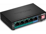 Trendnet TPE-LG50 Trendnet Switch 5-Port Gbit Poe+ Long Range 200M 32W Metall