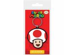 Breloczek Super Mario Toad Z Gumy 6 Cm - Oficjalna Licencja