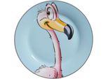 Ritzenhoff & Breker Happy Zoo Teller Flo, Kinderteller, Speiseteller, Kinder, Porzellan, 19 Cm, 413397
