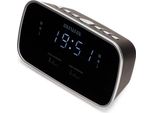 Radiosveglia Con Doppia Sveglia E Ricarica Usb - Nero