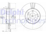 2X Disco Freno Delphi BG2345 Per MERCEDES-BENZ 190 (W201) Sl (R107)