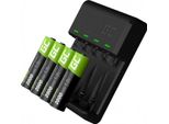 Green Cell Gc Vitalcharger + 4 Batterie Aa 2000Mah Ni-Mh