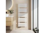Scaldasalviette Emke Radiatore Da Bagno Radiatore A Pannello Collegamento Laterale Acqua Calda A Parete 1320 X 500 Mm Bianco Senza Elemento Riscaldante