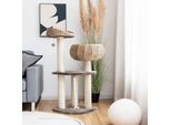Costway 103,5 Cm Albero Per Gatti Con Letti, Tiragraffi In Legno Per Gatti, Tiragraffi Per Gatti