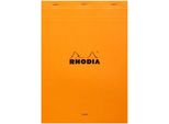 Rhodia 18600C Quaderno Per Scrivere A4 80 Fogli Arancione