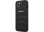 Amg Amhcp14Sgsebk Iphone 14 / 15 / 13 6.1 Czarny/Black Custodia Rigida In Pelle Con Linee In Rilievo