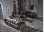 Set Divano Chesterfield Set Divano Imbottito Set 3 Pezzi Divano Divani Velluto