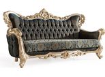 Divano Barocco A Tre Posti Chesterfield Divano D'arredo Divano In Tessuto Oro
