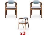 Set Di Sedie Da Pranzo 2X Sedie Nuove Poltrona Stile Italiano Mobili
