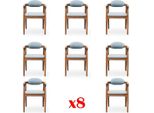 Set Completo Di Sedie 8X Set Di Sedie Per Sala Da Pranzo Poltrone