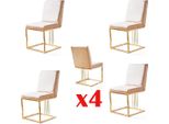 Set Di Sedie Di Design 4X Poltrone Sedie In Tessuto Sala Da Pranzo Nuovo Rivestimento Gastro