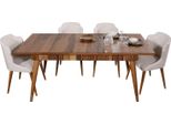 Sala Da Pranzo Gruppo Da Pranzo Tavoli Da Tavolo In Legno 5 Pezzi Set Completo Tavolo Da Pranzo 4X Sedie
