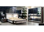 Set Camera Da Letto Letto Comodino Armadio Sgabello Design 5 Pezzi