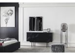 Cassettiera Nera Credenza Mobile Credenza Cassettiera Mobili 138Cm