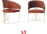 Sala Da Pranzo Acciaio Inox 1X Sedia Sedia In Pelle Design Sedia Imbottita Sedie Sedia Seduta Poltrona