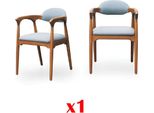 1X Set Di Sedie Di Design Sala Da Pranzo Sedie Imbottite Set Di Sedie Completo Nuovo
