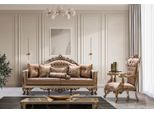 Set Di Divani 3+1 Posti Tavolino D'oro Set Di Divani Da Salotto Lusso Nuovo