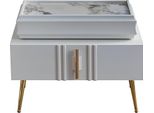Esclusivo Comodino Mobili Di Design Colore Beige In Camera Da Letto Nuovo