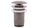 SlezáK-Rav: Scarico Lavabo CLICK-CLACK 5/4 - Grigio Metallico - Lucido MD0484MGL
