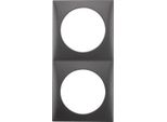 Berker Integro Flow Telaio Per Presa Di Corrente A 2 Vie (Telaio Di Copertura) Antracite Opaco