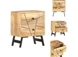 Vidaxl Comodino 40X30X50 Cm In Legno Massiccio Di Mango - Comodini