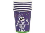 Atosa Halloween 6 Unità Viola Viola Taglia Unica