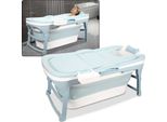 Vasca Da Bagno Per Adulti Clanmacy - Vasca Da Bagno Pieghevole - Vasca Da Bagno Mobile - Sauna Termale - Adatta Per Adulti - 118 Cm