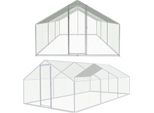 Tolletour Recinto Per Polli Ruspanti 3X6X2M - Pollaio In Metallo 18 M² Con Porta E Serratura