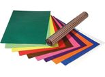 Folia 82525 Folia Carta Trasparente, (L)700 Mm X (L)1 M, 42 G/M², Colorata