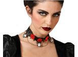 Collana Atosa Arancione Arancione Taglia Unica