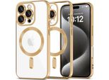Custodia Tech-Protect Magflex Magsafe Per Iphone 16 Pro Max - Oro