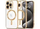 Custodia Tech-Protect Per Iphone 16 Pro Magflex Magsafe - Oro