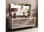 Buffet Credenza Cassettiera Specchio 2Pz Cassettiere Mobili In Legno Credenza Arredoclassico