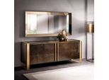 Elegante Design Console Credenza In Legno Credenza A Specchio Mobile Consolle 2 Pezzi