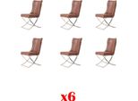 Sedia 6X Sala Da Pranzo Club Sedie Poltrona Legno Lounge Design Mobili Sedia Imbottita Nuovo
