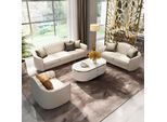 Set Di Divani 3+2+1 Posti Di Design Divani Imbottiti Divani Moderni In Pelle