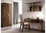 Sedia Classica Moderna Legno Tessile Poltrona Club Seduta Tappezzeria Design Lounge