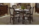 Design 4X Poltrone Set Di Sedie Gruppo Sala Da Pranzo Legno Arredoclassico