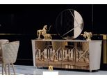 Cassettiera Armadio Scaffale Console Mobili Armadio In Legno Italia Set 2 Pezzi Cassettiera Specchio