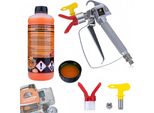 Rosfix Paintpatron 3In1 1L Fluido Per La Manutenzione E La Pulizia + Pistola Per Verniciatura Per Il Dispositivo Con Ugello 517 E Copriugello